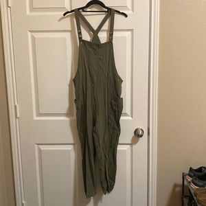 Green jumpsuit